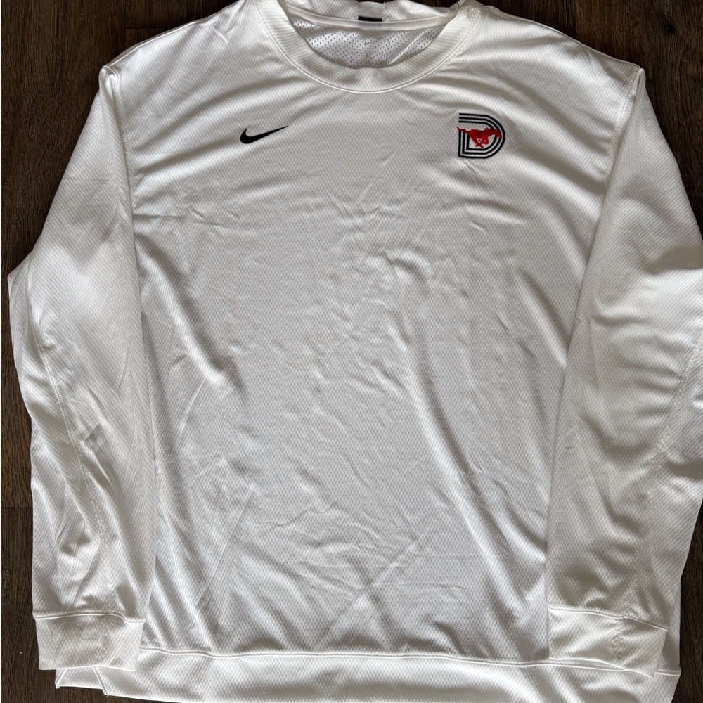 Nike White Long Sleeve Shirt